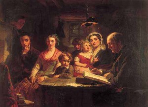 The Cotter’s Saturday Night, by Alexander Johnston (1863)